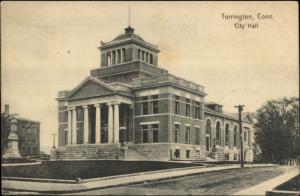 Torrington CT City Hall c1910 Postcard