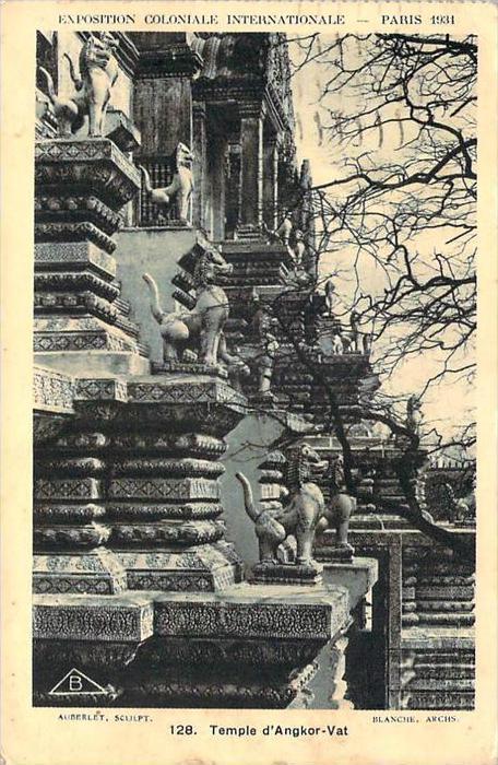 Cambodge - Temple d'Angkor-Vat, Exposition coloniale internationale Paris 1931