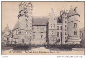 La Facade Sud Du Palais Jacques Coeur, Bourges (Cher), France, 1900-1910s