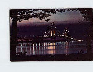Postcard The Mackinac Bridge, Michigan
