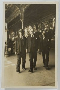 Gentleman Candid Pic Mention Messersmith Consulate Gen Antwerp 1926 Postcard R2