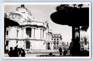 Jesus Nazareno Puebla Mexico Postcard Av 5 de Mayo c1950's Vintage RPPC Photo