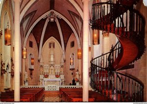 New Mexico Santa Fe Chapel Of Loretto Famous Stairway