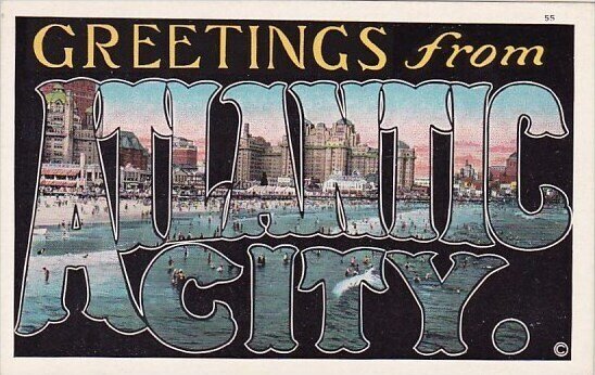 Greetings From Atlantic City New Jersey