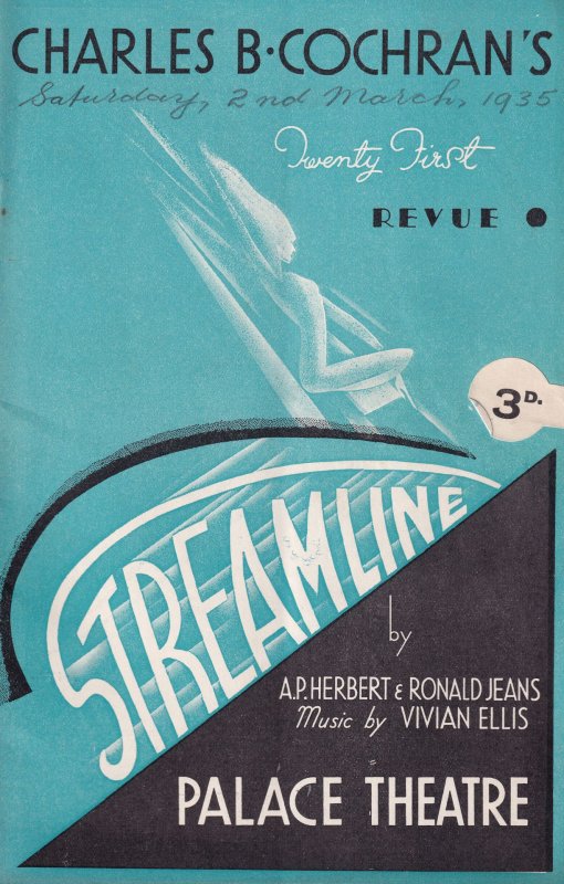 Streamline Tilly Losch Norah Howard Florence Desmond Theatre Programme