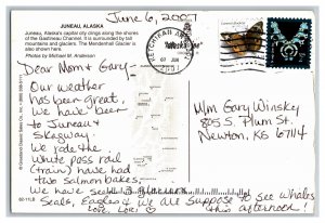 c2007 Postcard AL Juneau Alaska Continental View Card 