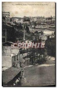 Old Postcard Thiers View from the Bridge Seychalles