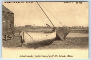 Scituate Harbor Fishing Boat SCITUATE Massachusetts USA Postcard