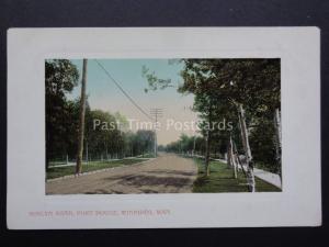 Canada: Winnipeg, Roslyn Road, Fort Rouge c1918 by Valentine's