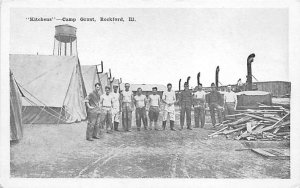 Kitchens at Camp Grant Rockford, Illinois, USA Military Unused 