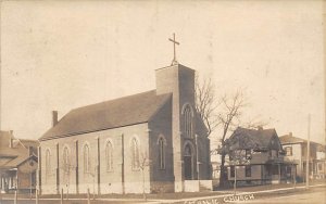 Catholic Church Real Photo Unidentified MI 