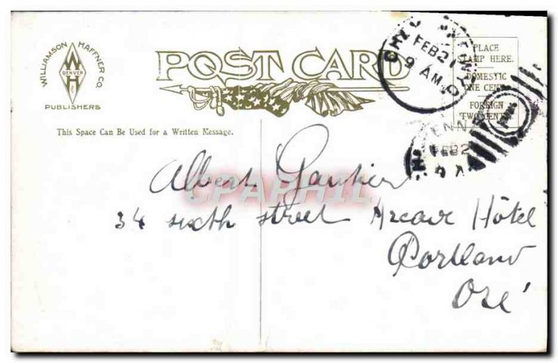 Postcard Old Cheyenne Wyoming