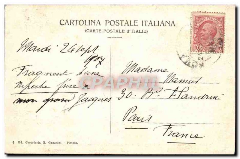 Postcard Old Pistoia Ospedale Del Ceppo L & # 39Opere Di Misericordia Visitare
