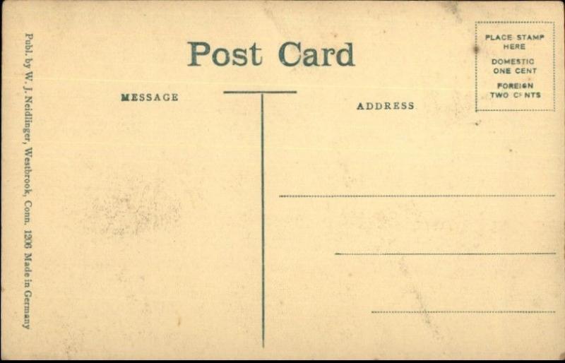 Old Saybrook Saybr4ooke CT Power House c1910 Postcard