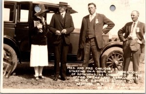 President & Mrs. Coolidge Tour Inspections Rotations US Field Station Ardmore