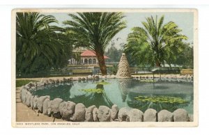 CA - Los Angeles. Westlake Park Scene ca 1915  (crease)