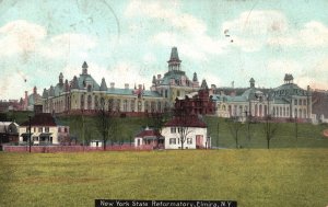 Vintage Postcard 1909 State Reformatory Historic Building Elmira New York NY
