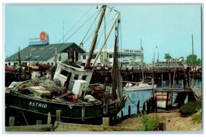 c1960 Schellenger's Landing Ferry Boat Cape May New Jersey NJ Vintage Postcard