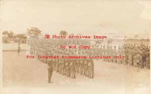 Mexico Border War, RPPC, US Army 16th Infantry in Formation, Photo