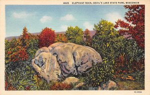 Devils Lake State Park Elephant Rock - Devils Lake State Park, Wisconsin WI P...