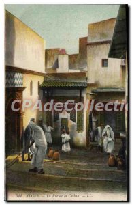 Postcard Old Algiers La Rue De La Kasbah
