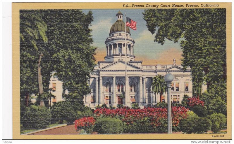 Fresno County Court House, Fresno, California, 1930-1940s