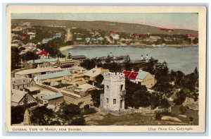 c1930's General View of Manly Near Sydney Australia Unposted Vintage Postcard