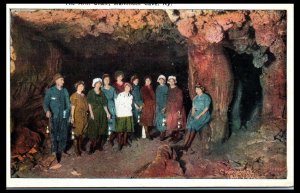 1930s Women Tourists in Mammoth Cave KY Postcard