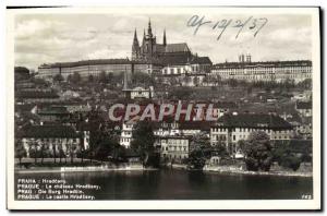 Old Postcard Praha Hradcany