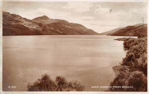 BR102139 loch lomond from ardlui real photo valentine a 550  scotland