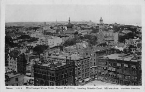 Pabst Building Bird's Eye View - Milwaukee, Wisconsin WI Postcard