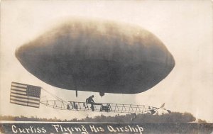 Glenn H Curtiss Aviation,  flying his airship Airplane Unused 