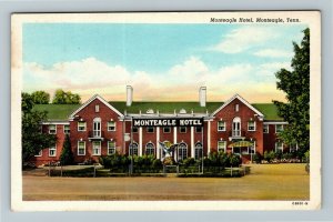 Monteagle TN- Tennessee, Monteagle Hotel, Outside View, Linen Postcard 