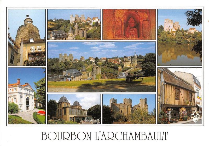 B49738 Bourbon L'Archambault multi vues    france