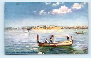 Tuck Oilette~The Royal Naval Hospital Malta 'Wide Wide World' no. 7090 Postcard