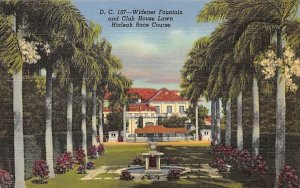 Widener Fountain and Club House Lawn Hialeah, Florida  