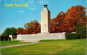 Eternal Peace Light Memorial Gettysburg PA Pennsylvania Monument Postcard VTG 