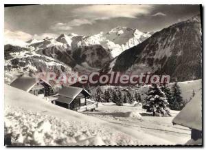 Postcard Modern Snow Sun SAINT ANDRE THE ALPS