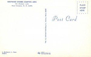 Westward Shores Camping Area On Ossipee Lake West Ossipee New Hampshire Postcard