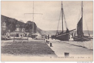 CAUDEBEC EN CAUX, Seine Maritime, France, 1900-1910´s; Le Port