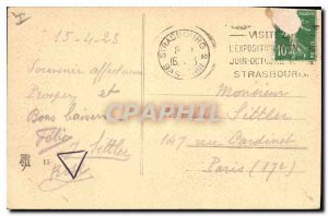 Old Postcard Strasbourg the old customs