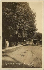 Pottsgrove PA Main St. c1910 SLEPPY Real Photo Postcard