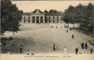 CPA CHALON-sur-SAONE - La Gare (121811)