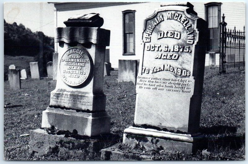 Postcard - Ephraim's Grave - Cameron, West Virginia