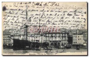 Postcard Old Marseille Ecole des Mosses