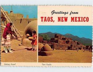 Postcard Greetings from Taos, New Mexico