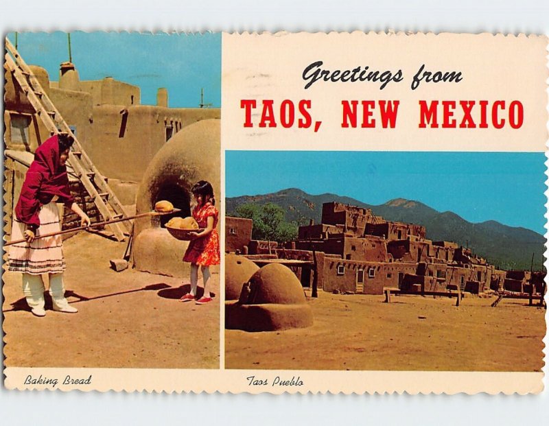 Postcard Greetings from Taos, New Mexico