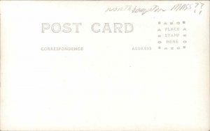 Northampton? MA Houses & Barn Country Scene c1920s-30s RPPC Real Photo Postcard