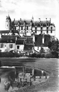 B55858 Loches Le Chateau vu du Jardin Public  france