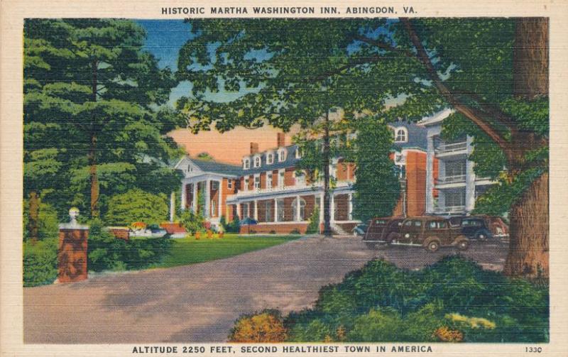 Historic Martha Washington Inn Abingdon VA Virginia Second Healthiest Town in US